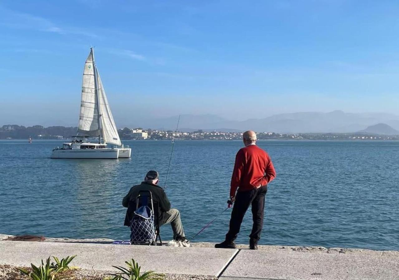 Appartamento El Pisuco De Lu Entre Puertochico Y El Sardinero Santander Esterno foto